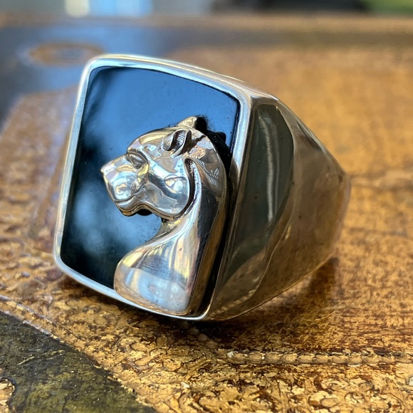 EFFY Men’s Obsidian Sterling Silver Ring